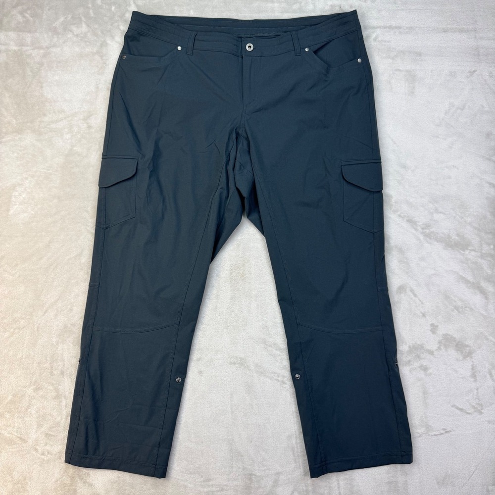 Kuhl Womens Freeflex Roll Up Pants 20W Reg Cargo Hiking Outdoor Utility 6326X